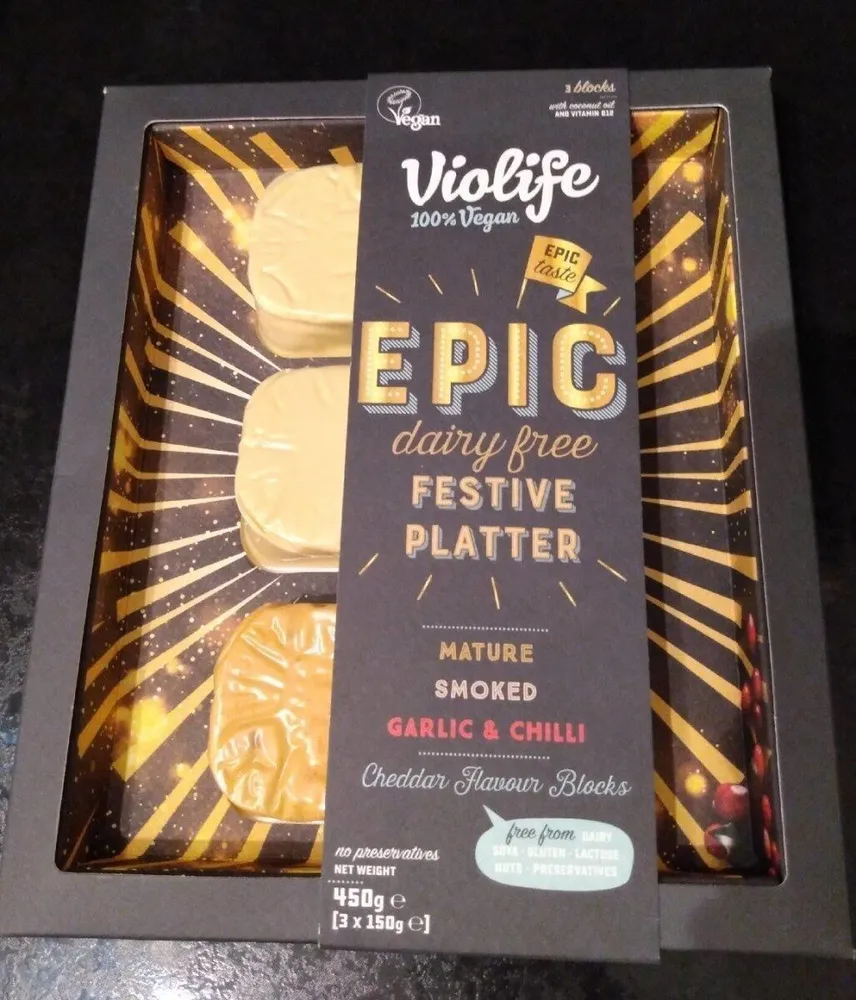 Epic dairy free Festive Platter