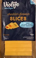 Cheddar flavour slices