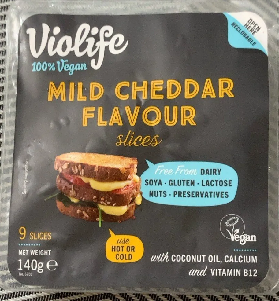 Mild cheddar flovour slices