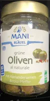 grüne Oliven
