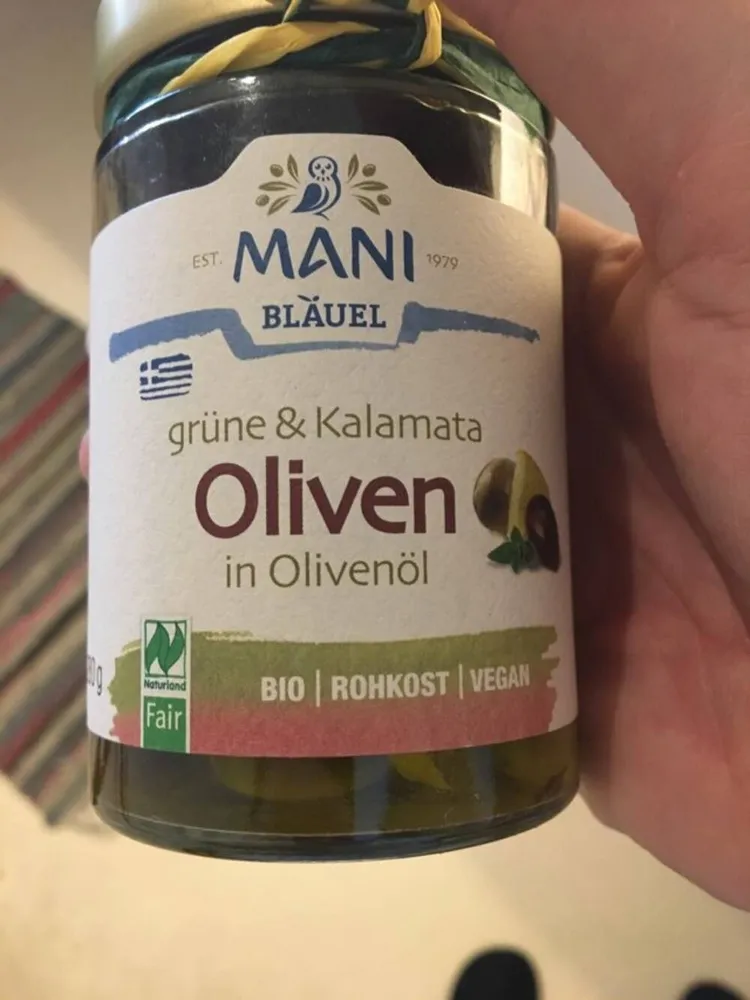 Oliven grün kalamata in Olivenöl