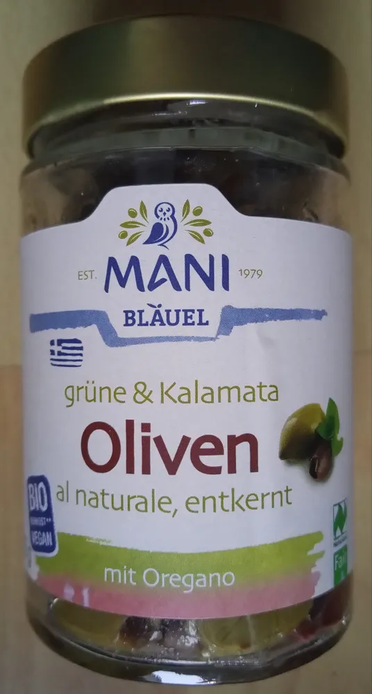 Oliven grüne & Kalamata al naturale Oregano