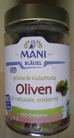 Oliven grüne & Kalamata al naturale Oregano