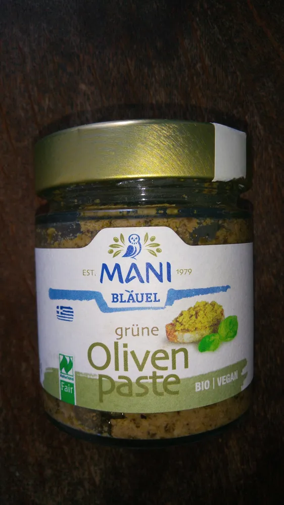 Grüne Olivenpaste