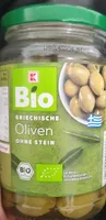 Griechische grüne Oliven ohne Stein
