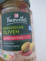 Griechische Oliven Gefüllt Mit Chilli