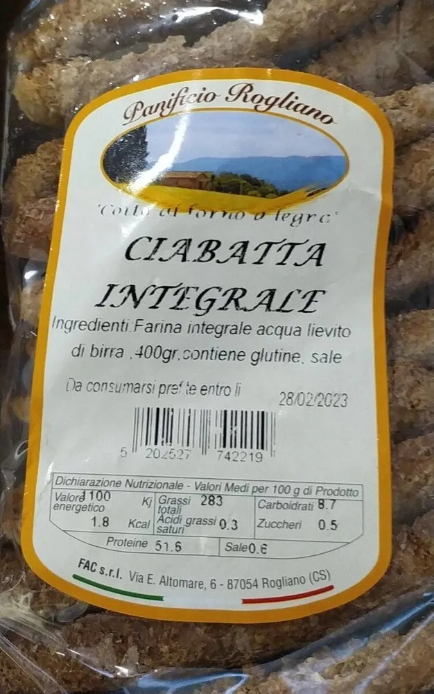 Ciabatta integrale