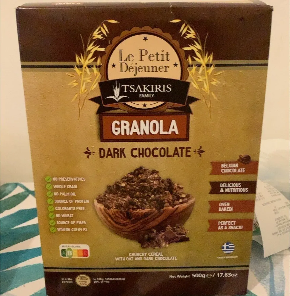 Granola dark chocolate