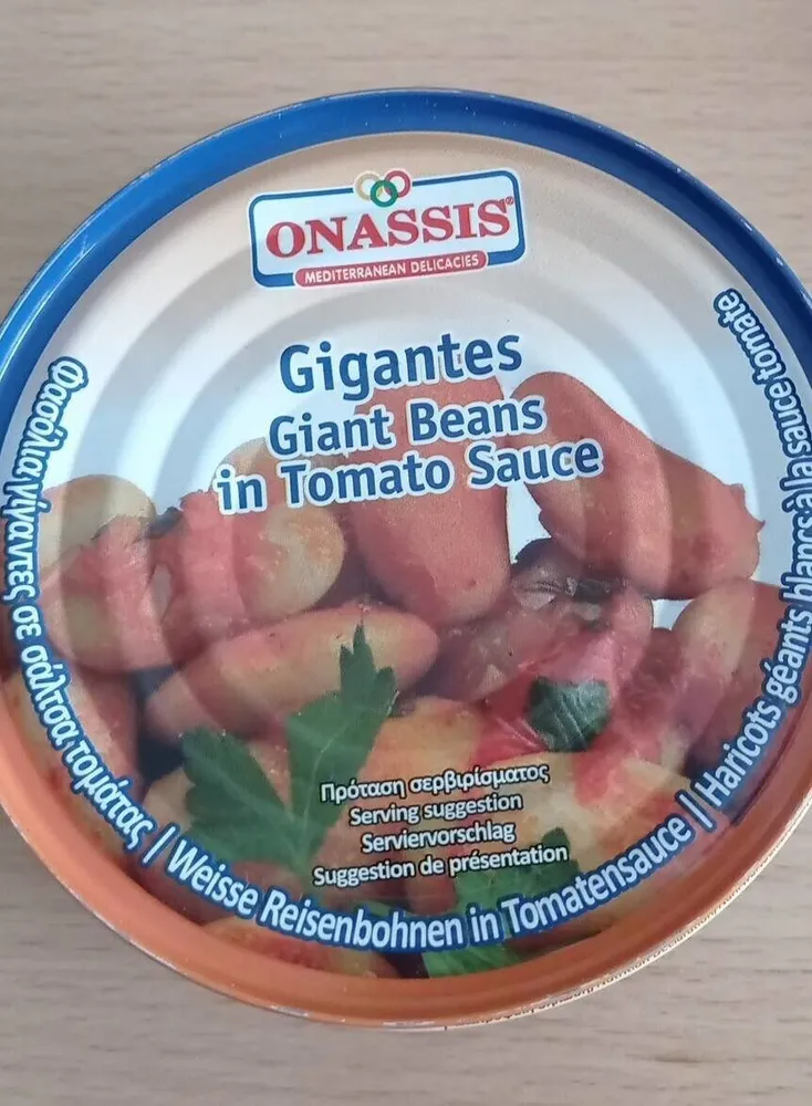 Giant beans in tomato sauce