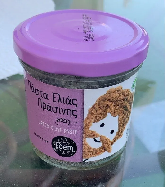Green olive paste