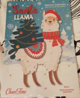 Calendrier de l'avent santa llama
