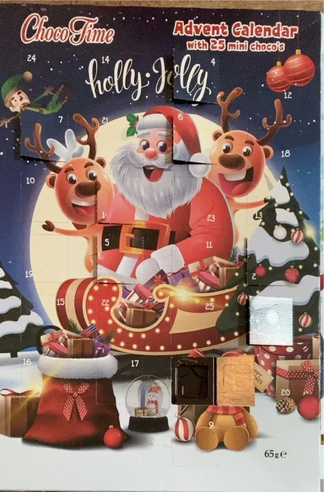 Calendrier chocolat