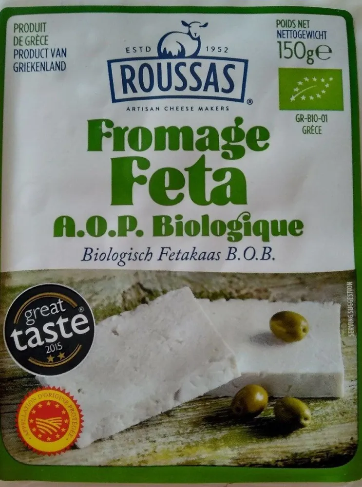 Fromage Feta AOP biologique
