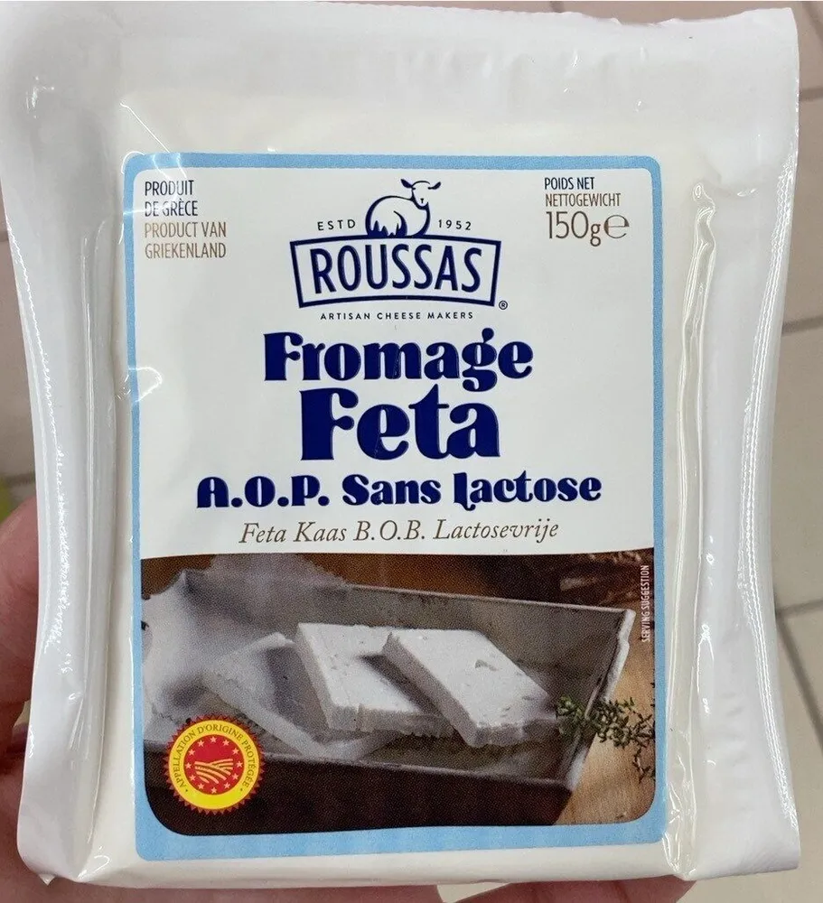 Feta sans lactose