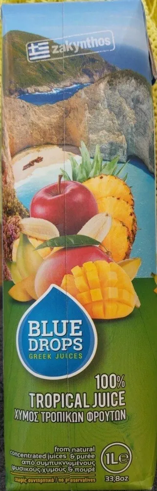Blue Drops Tropical Juice