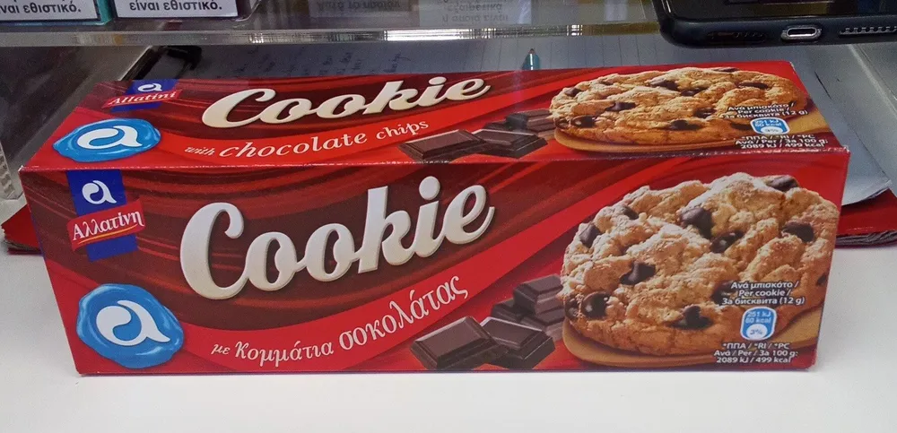 Cookie with chocolate chips