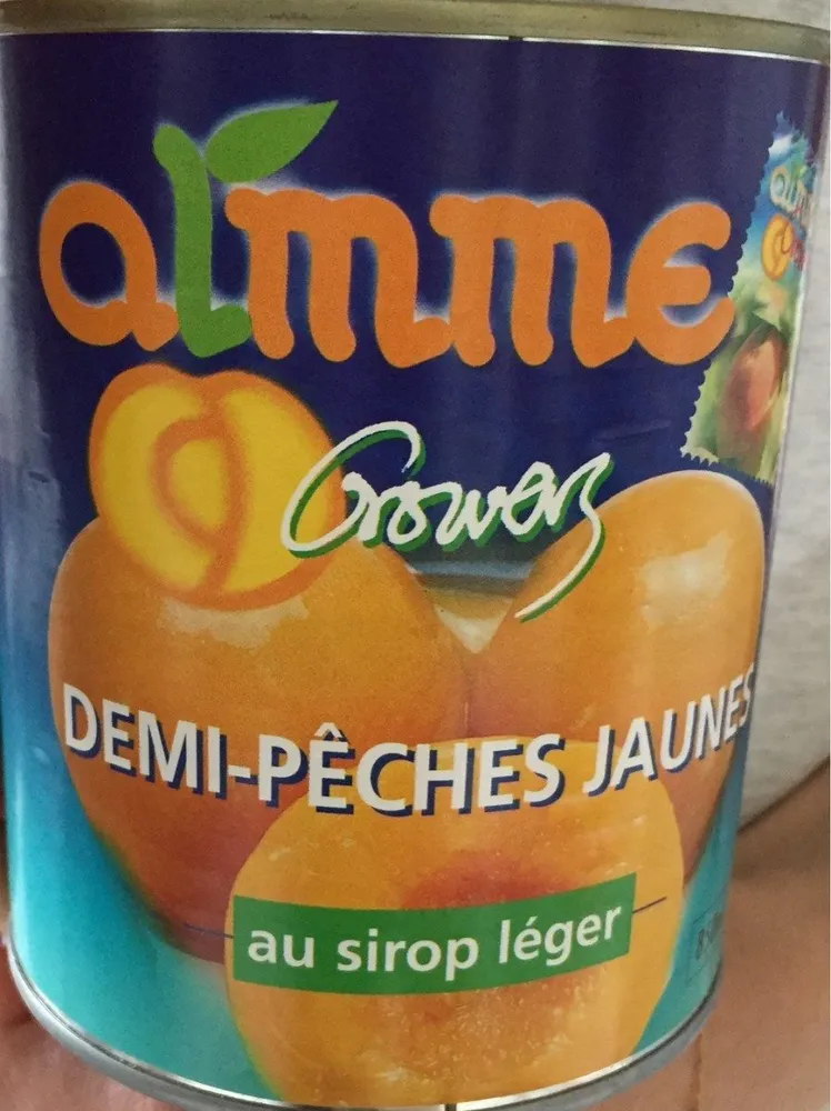 Pêche Demi Fruit au Sirop Léger