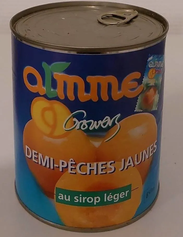 Demi pêches au sirop leger