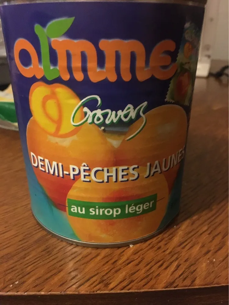 Demi peche jaune