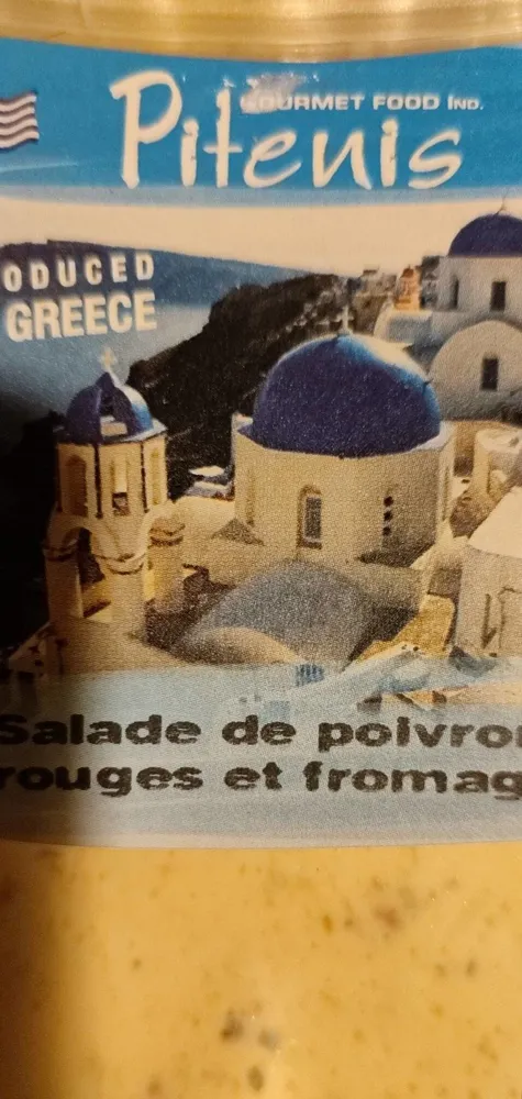 Salade de Poivrons Rouges et Fromage