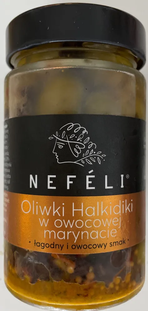 Oliwki Halkidiki w owocowej marynacie
