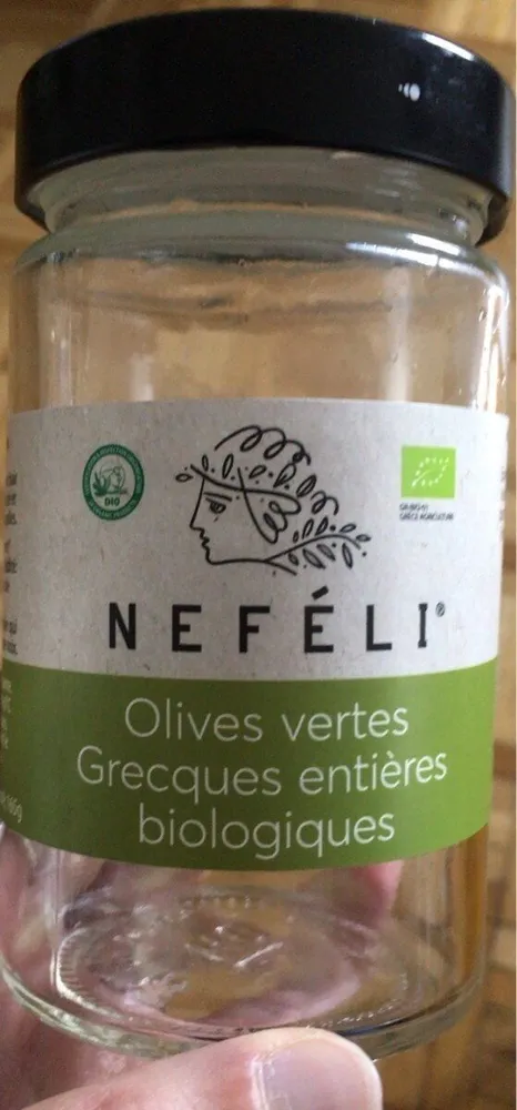 Olives vertes grecques entières biologiques