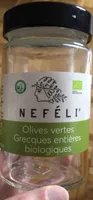 Olives vertes grecques entières biologiques