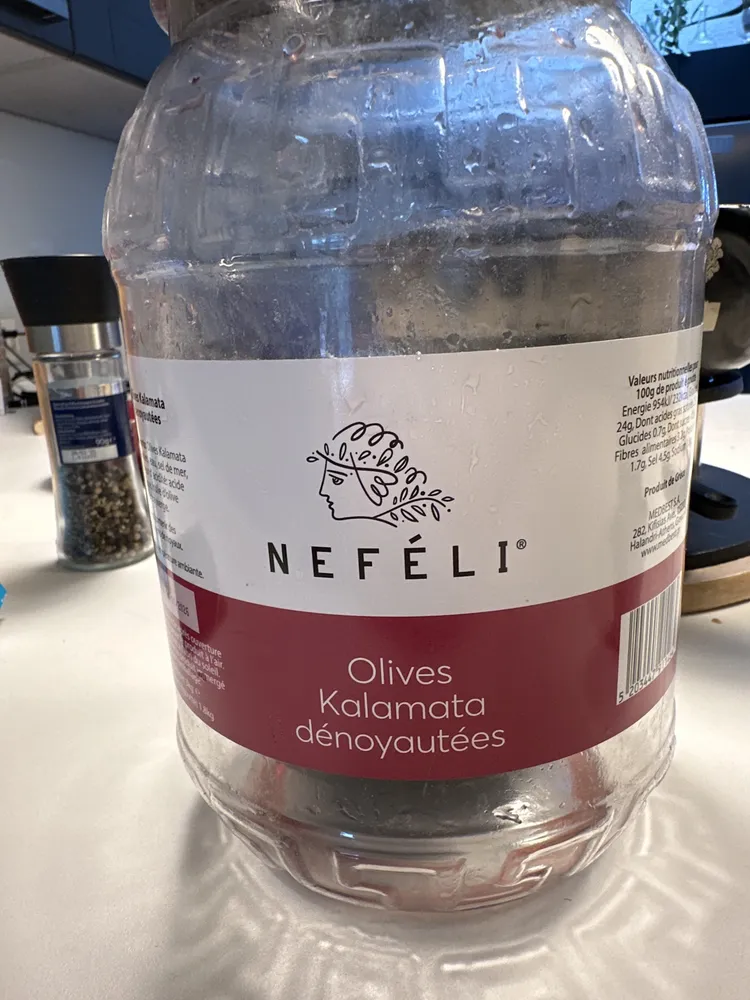 Olives Kalamata dénoyautées
