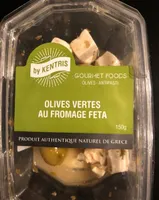 Olives vertes au fromage feta
