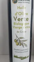 Huile d'olive verte biologique vierge extra de Crète