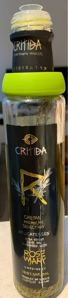 Huille d'olive grecque au romarin