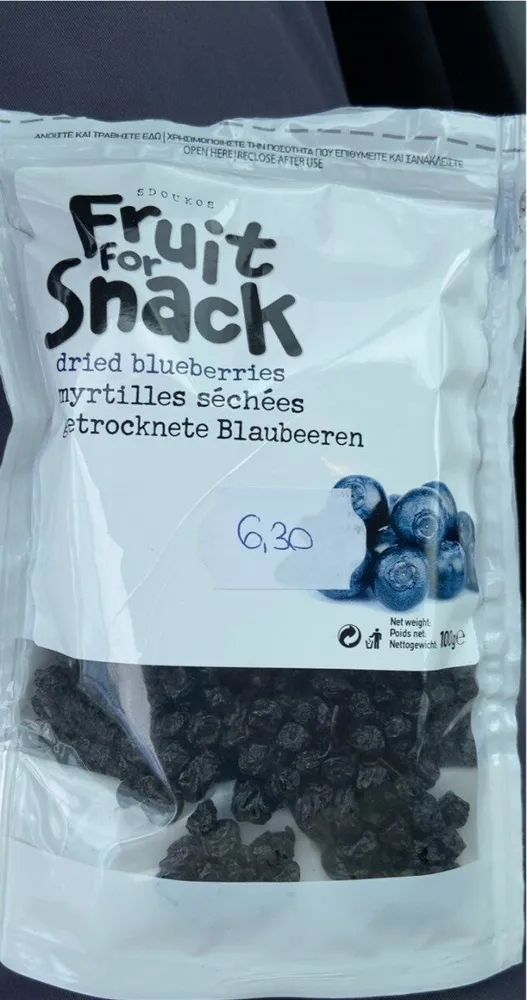 Fruit For Snack Dried Blueberries Imp