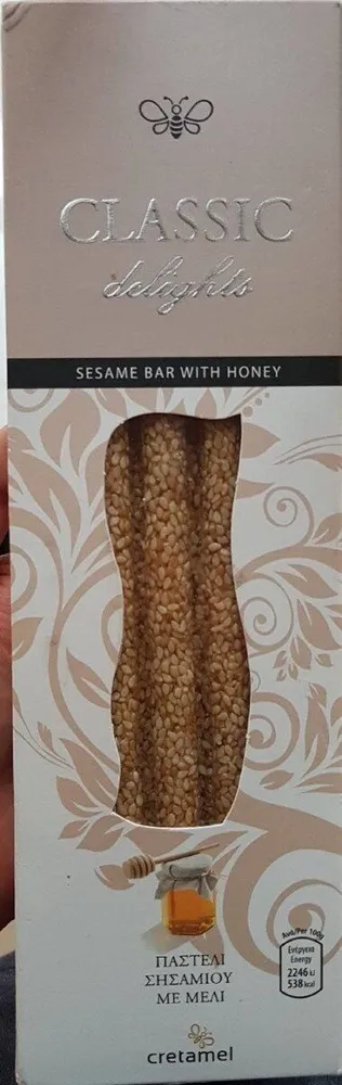 Sésame bar with honey