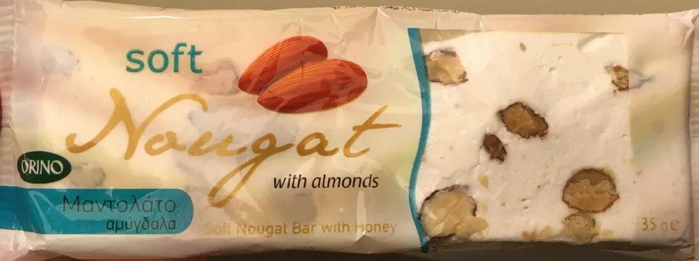 Soft Nougat with almonds