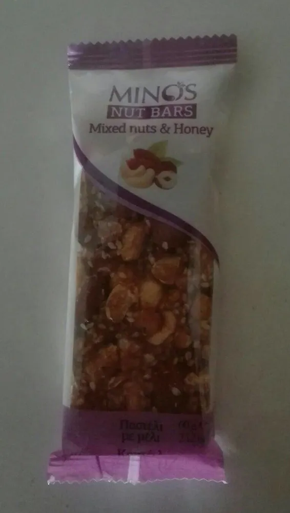 NUT BARS mixed nuts & honey