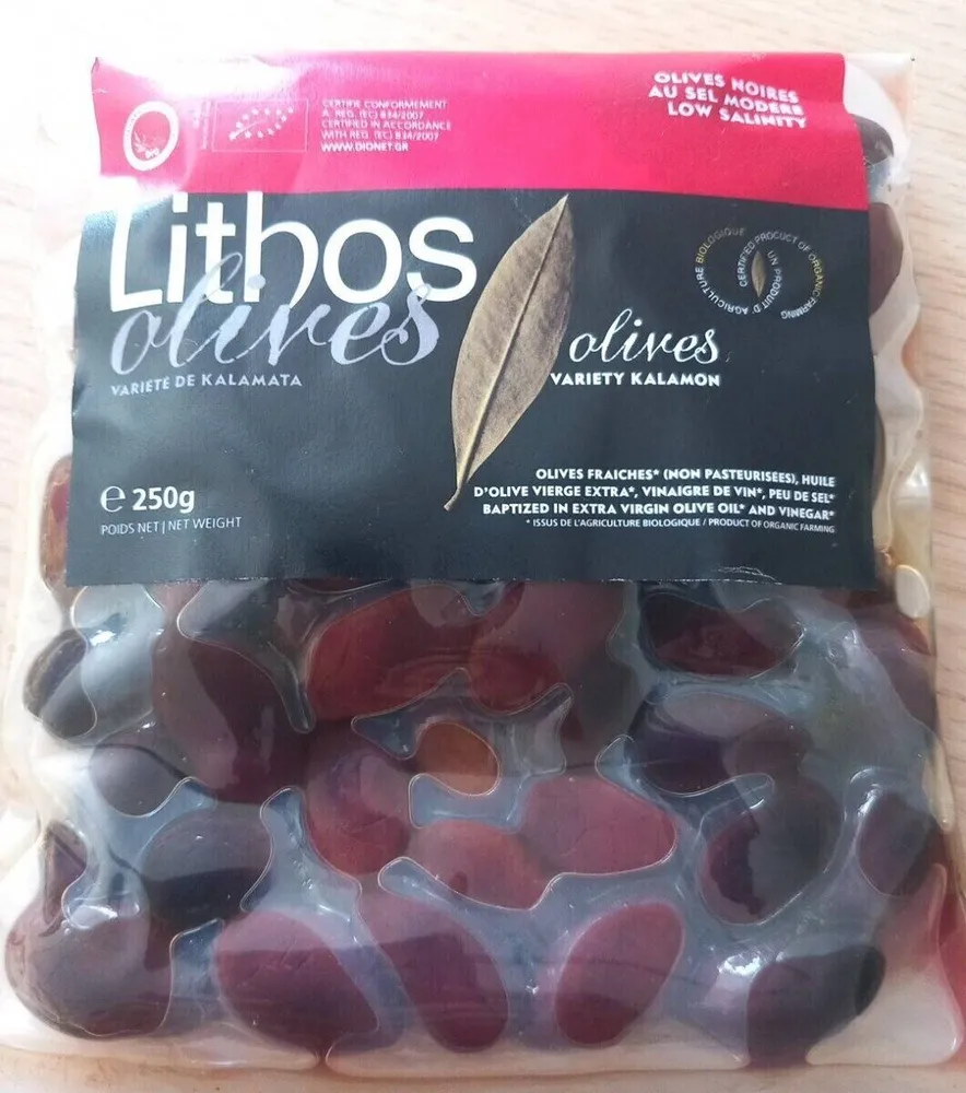 Olives noires non pasteurisées