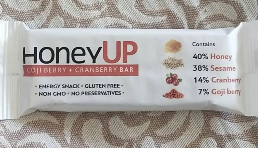 Goji Berry+ Cranberry Bar
