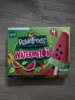 Watermelon water ice & apple water ice with chocolate flavoured pieces
