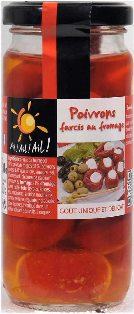 Poivrons farcis au fromage