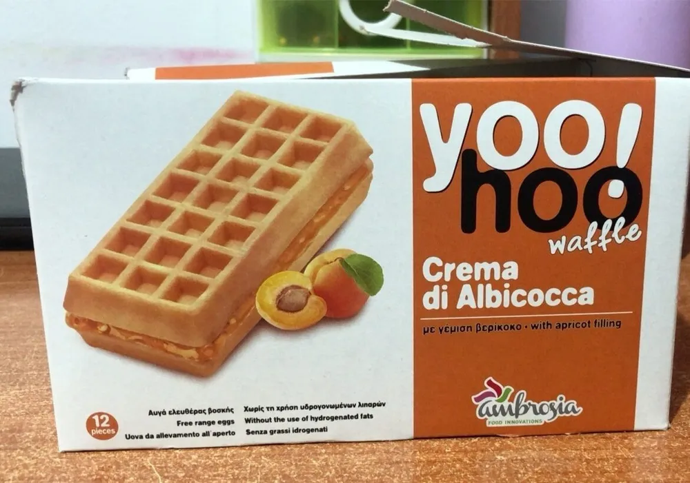 Yoo hoo waffle
