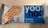 Yoo Hoo Milk Cream Filling Waffle 50G
