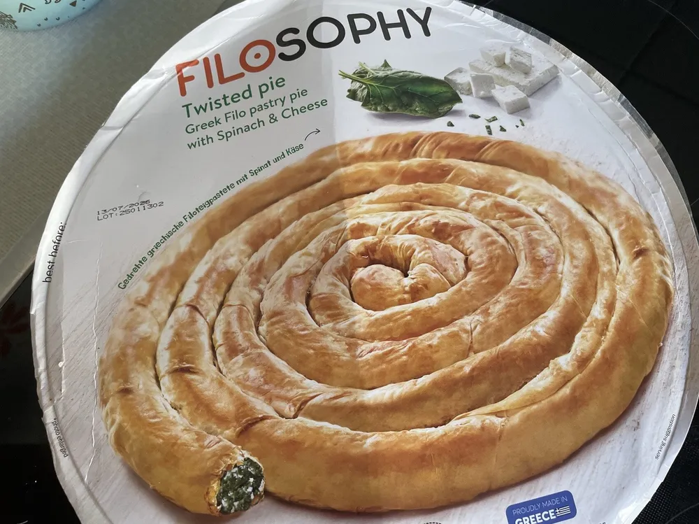 Filosophy - Filoteig-Schnecke mit Spinat & Käse