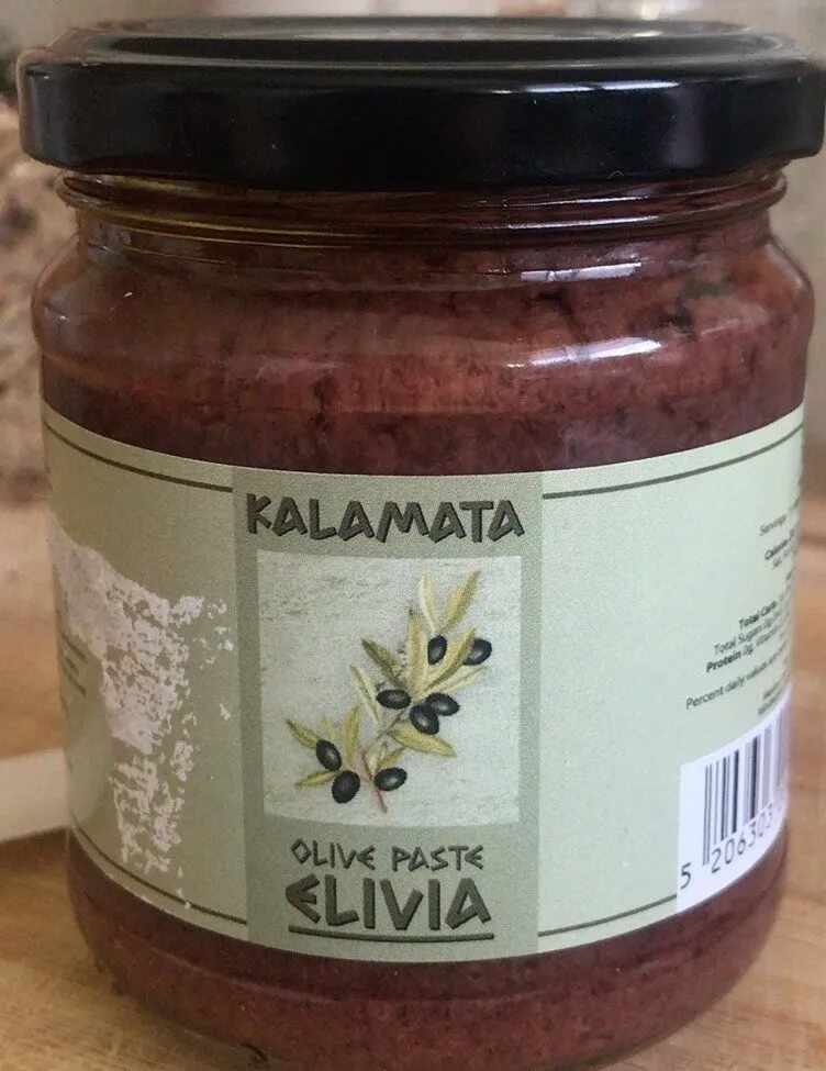 Tapenade d’olives noires Kalamata dénoyautées
