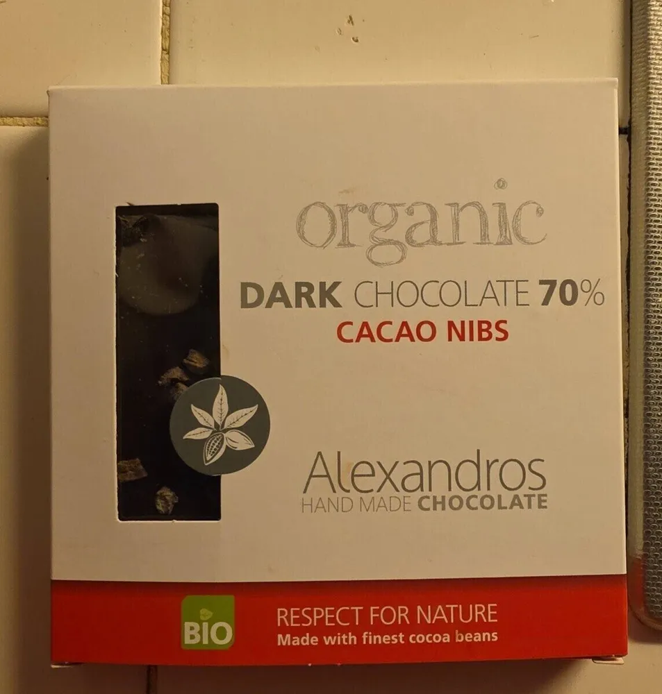 Organic Dark Chocolate 70%