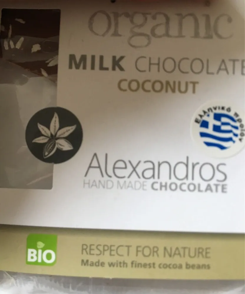 Milk chocolate coconut