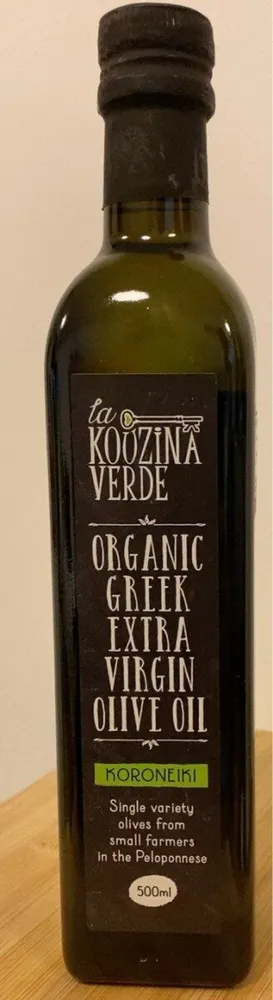Organic greek extra virgin olive oil