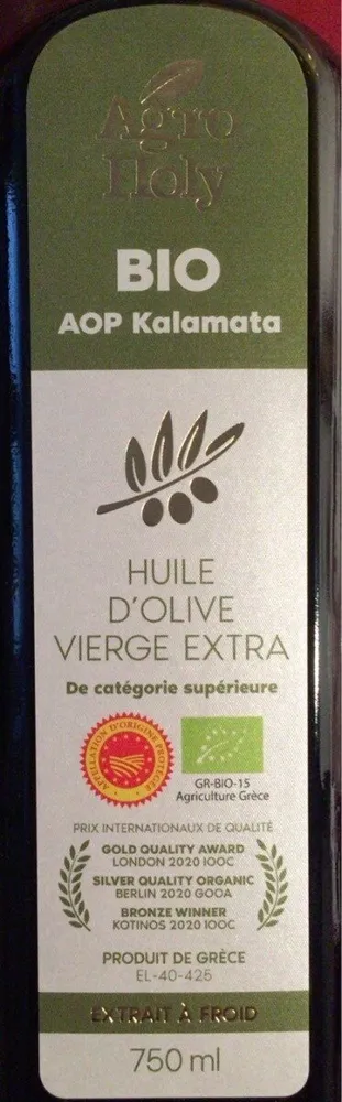 Huile olive AOP Kalamata