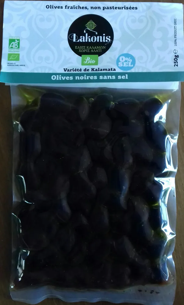 Olives noires sans sel