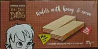 Wafers with honey and cocoa