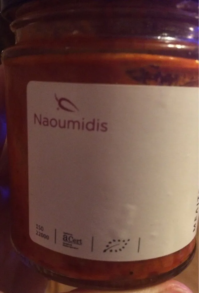 sauce poivrons caramélisés et oignons